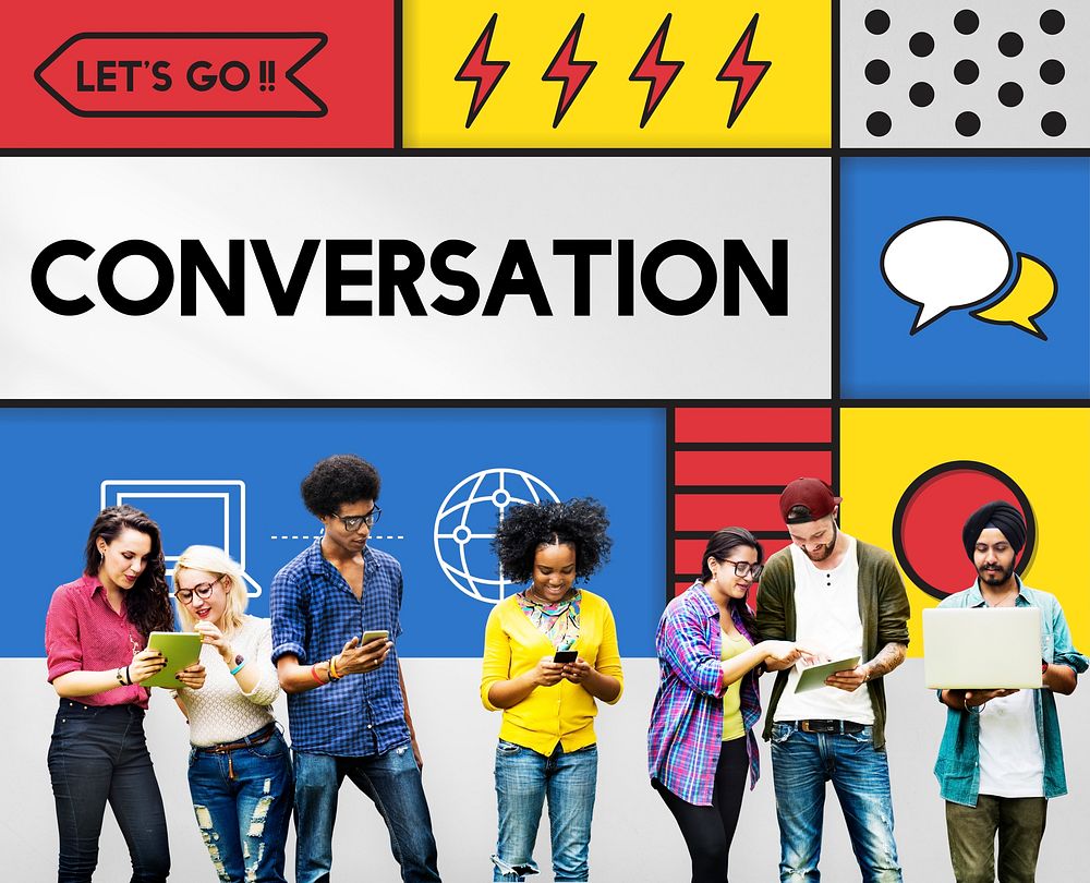 Conversation Communication Interaction Socialize Concept