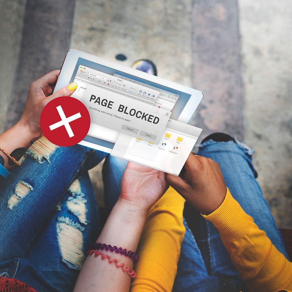 Page Blocked Browsing Connection Data Free Photo rawpixel