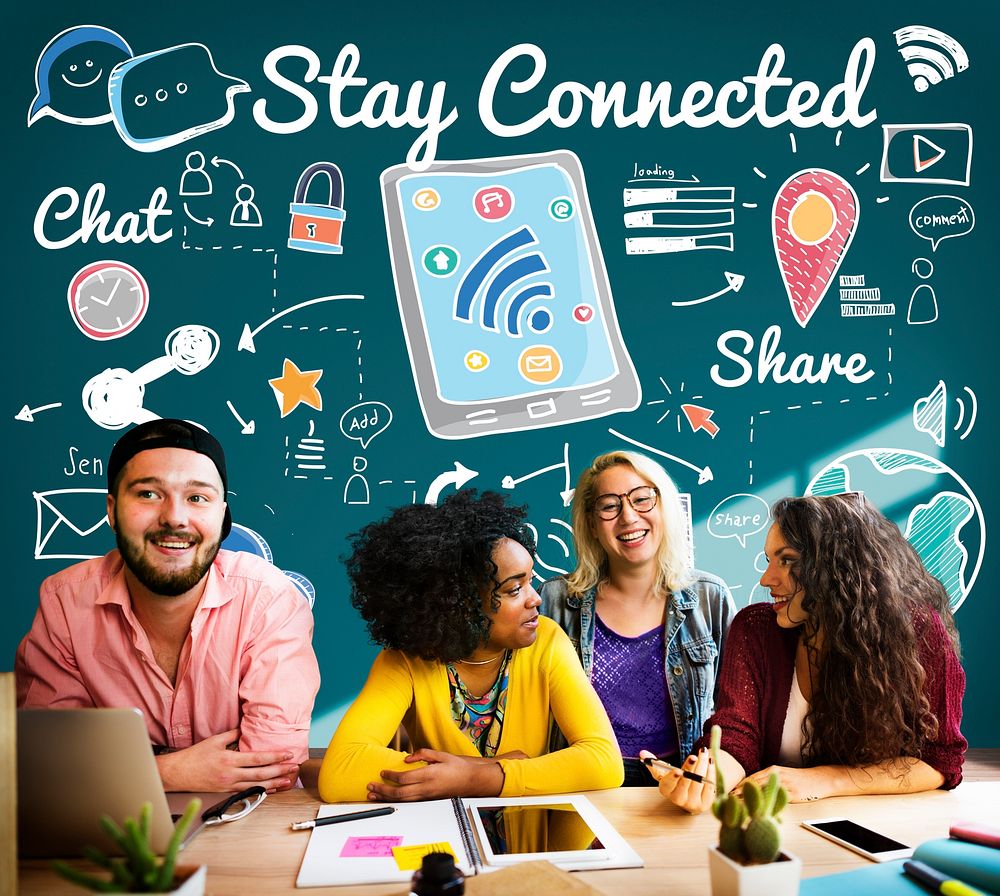 Stay Connected Network Online Relationship Concept