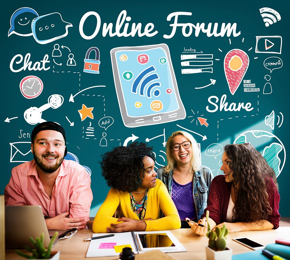 Online Forum Networking Connection Internet Concept