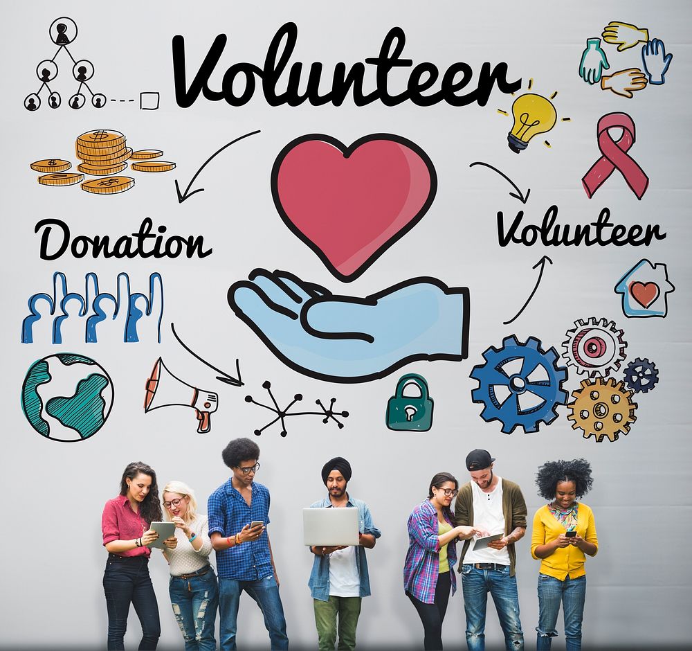 Volunteer Donation Welfare Helping Hand Concept