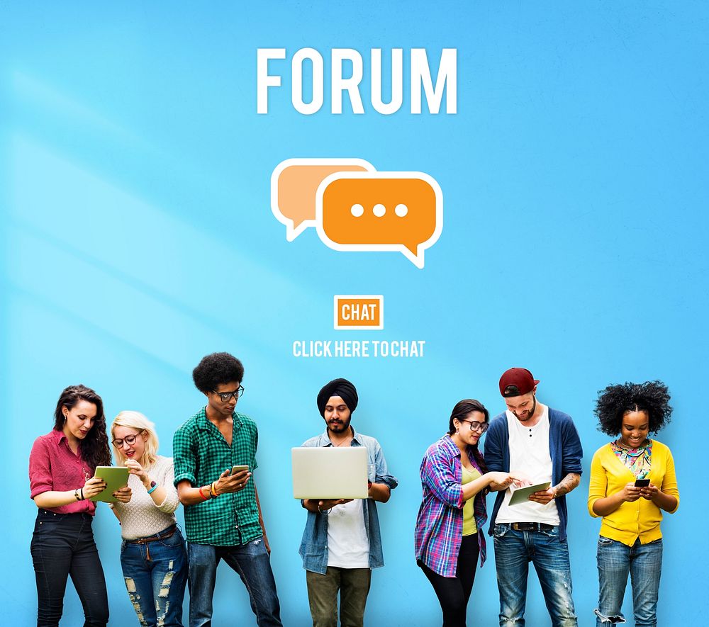 Discuss Forum Chat Group Topic Concept
