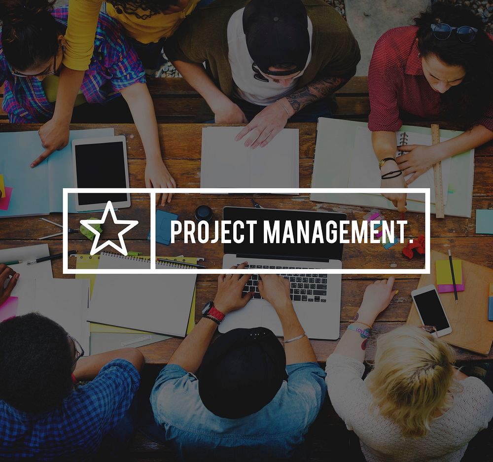 Project Management Manager Planning Processes Concept