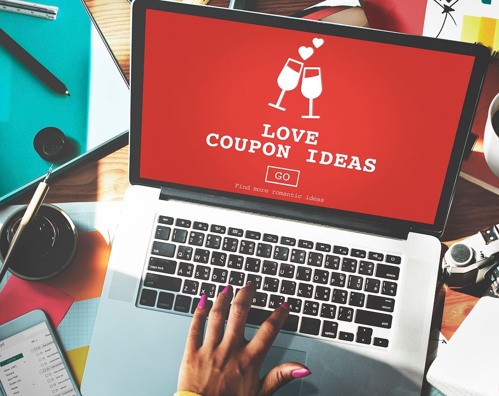 Love Coupon Ideas Gift Romance Valentines Concept