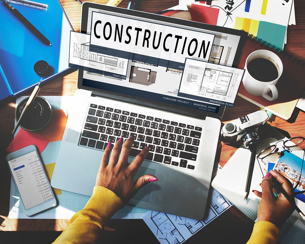 Construction Build Layout Blueprint Creativity Concept