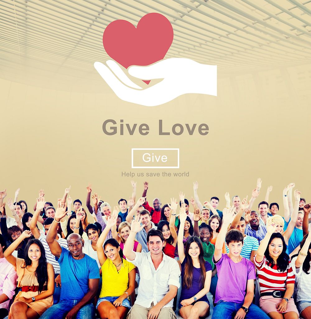 Give Love Donation Kindess Charity Concept