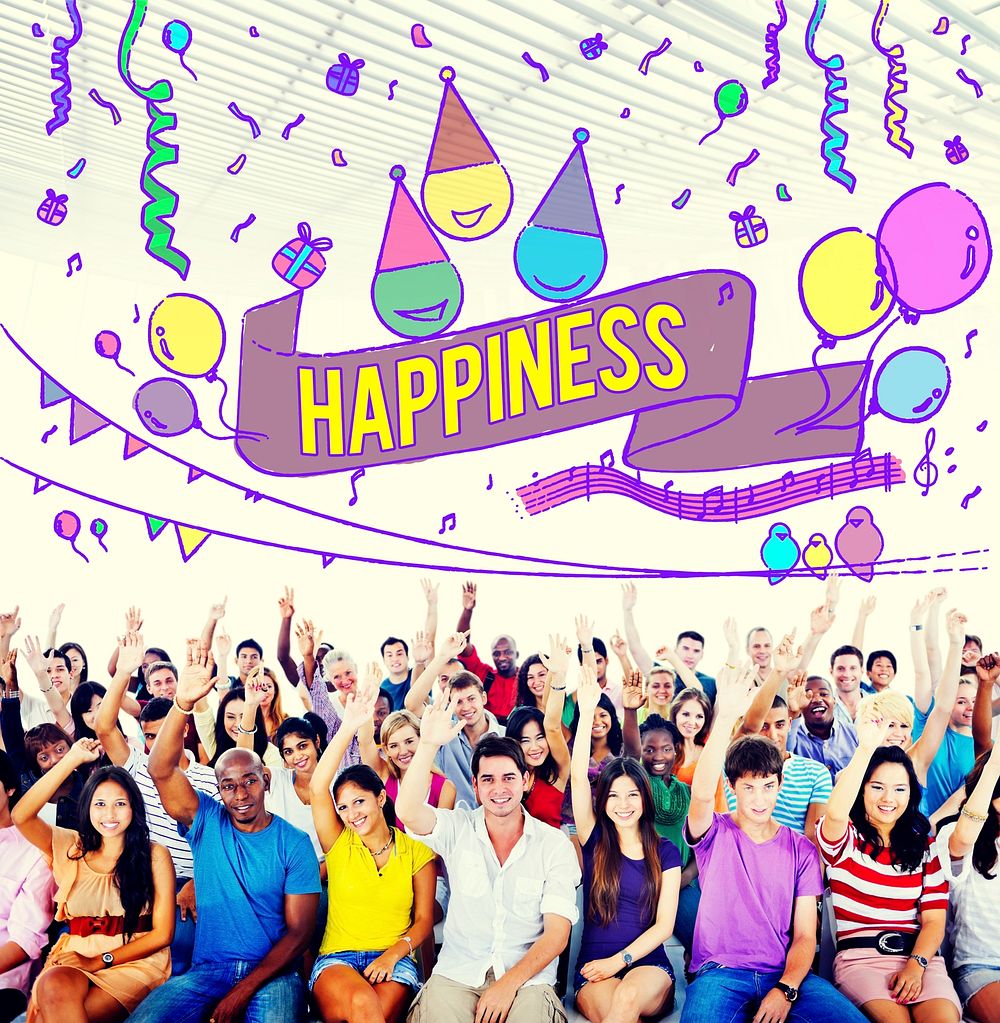 Happiness Enjoy Fun Jolly Festive Concept