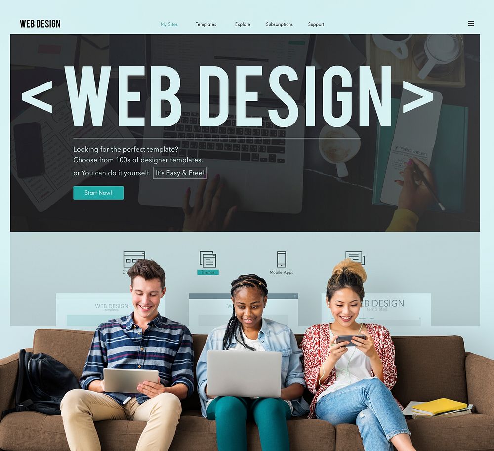 Web Design Creativity Ideas Programming Software Template Interface Concept