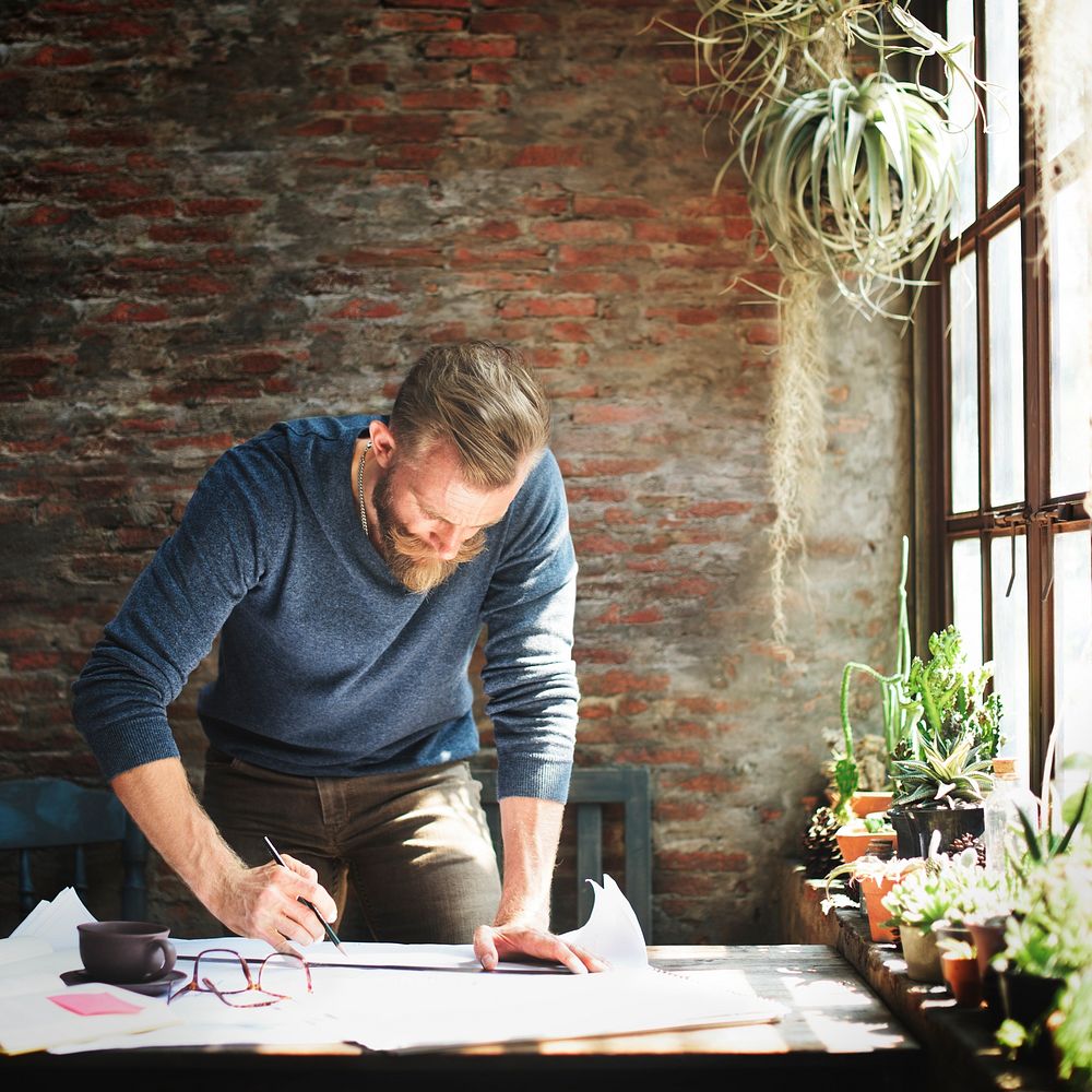 Architect Engineer Design Working Planning | Premium Photo - rawpixel