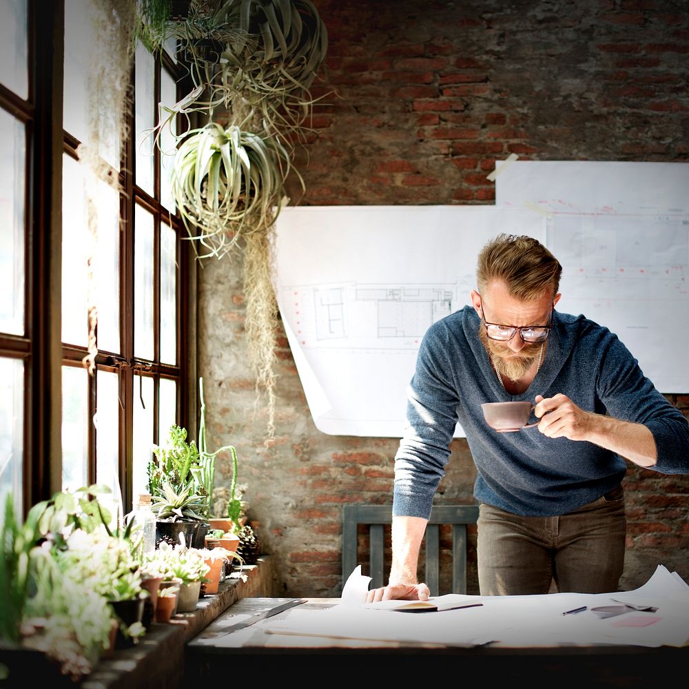 Architect Engineer Design Working Planning | Premium Photo - rawpixel