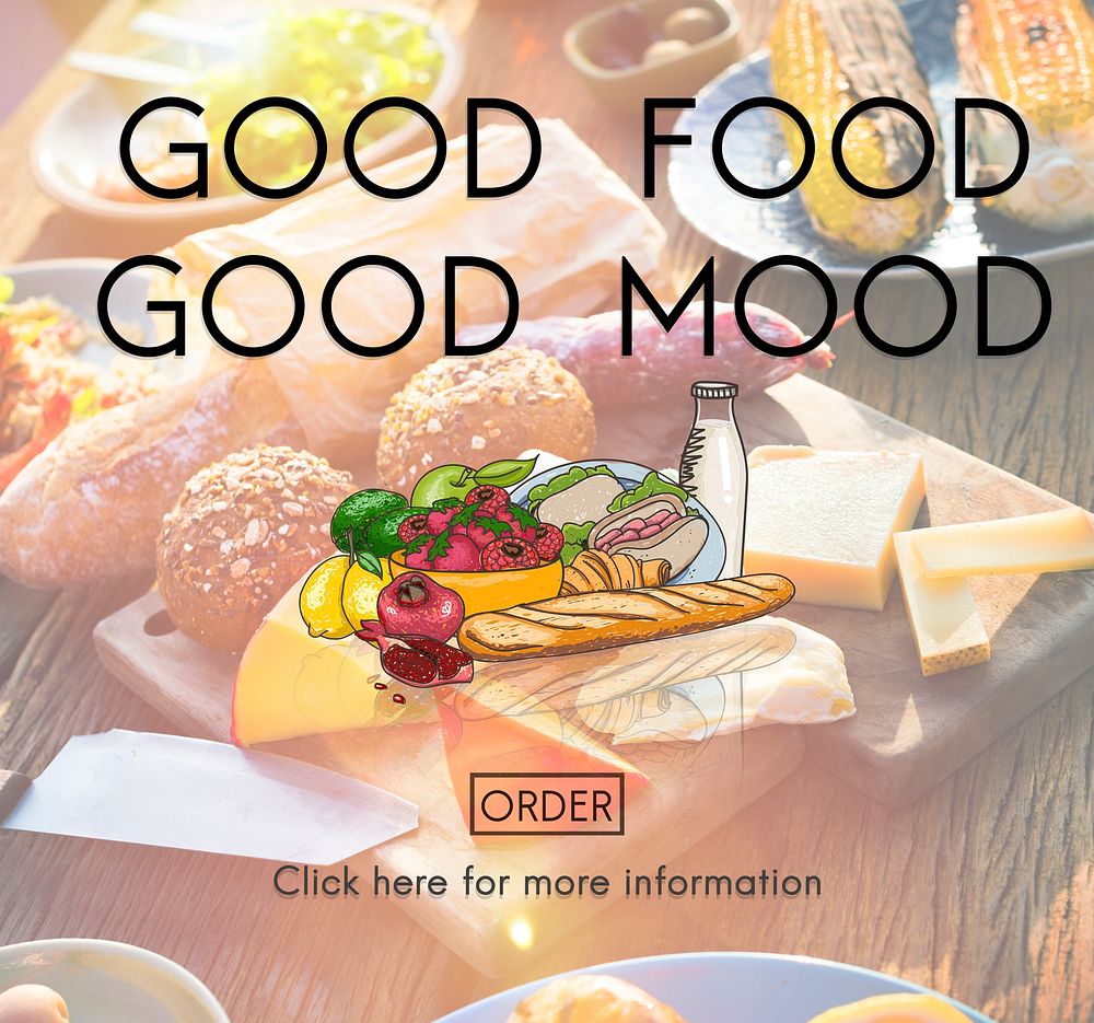 Good Food Mood Healthy Living Nutrition Dining Concept