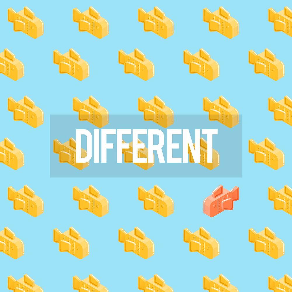 Different Goldfish Freedom Ideas Graphic