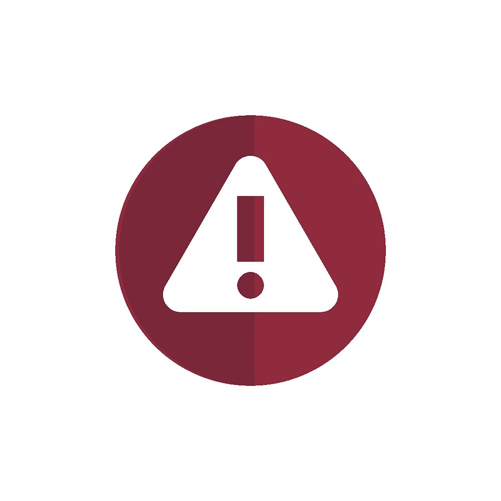 Illustration Of Warning Sign Icon Premium Vector Rawpixel
