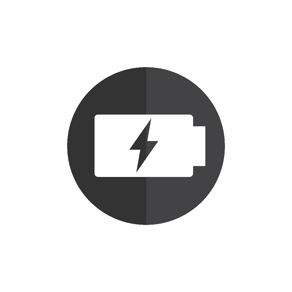 Illustration of battery status icon
