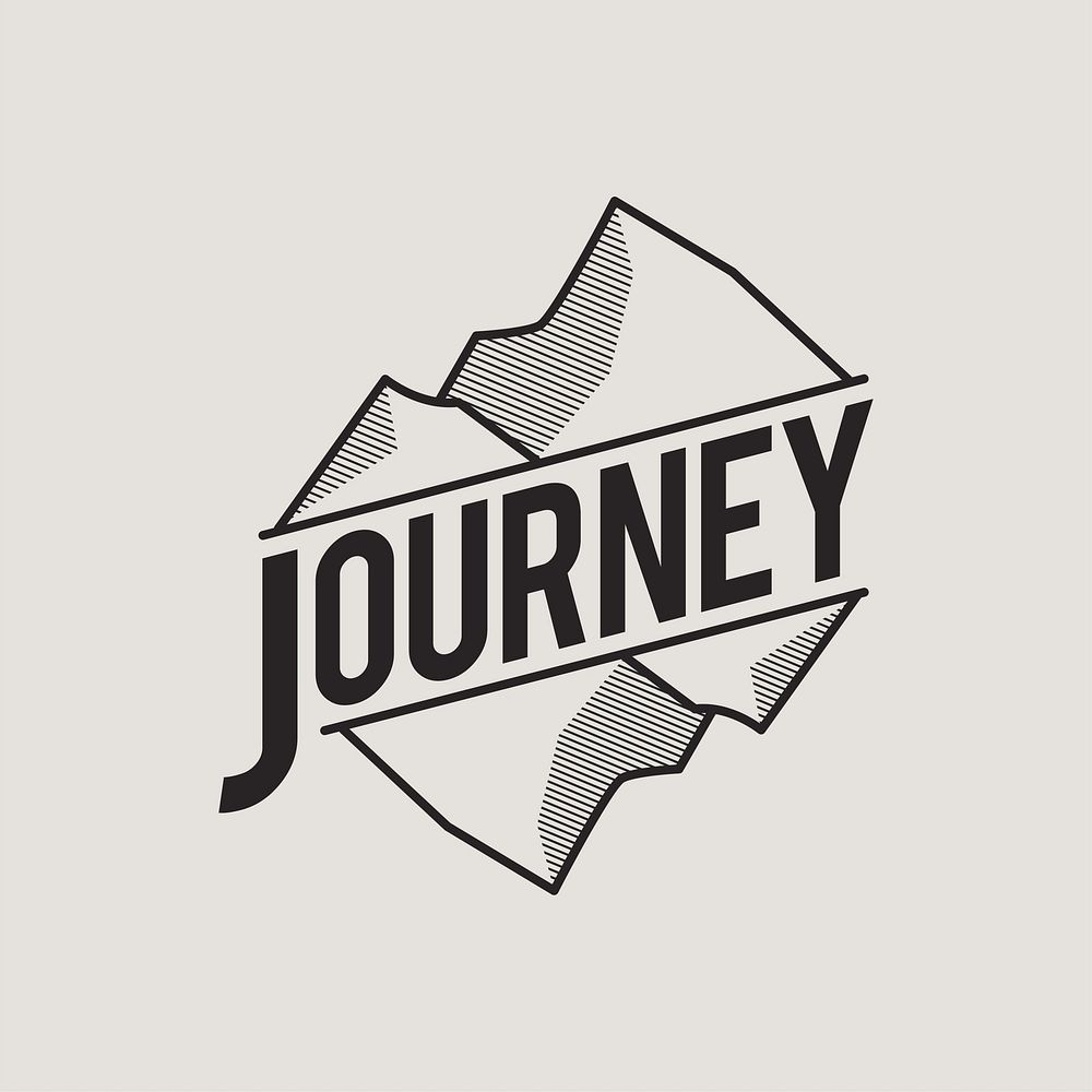 illustration of journey concpet icon