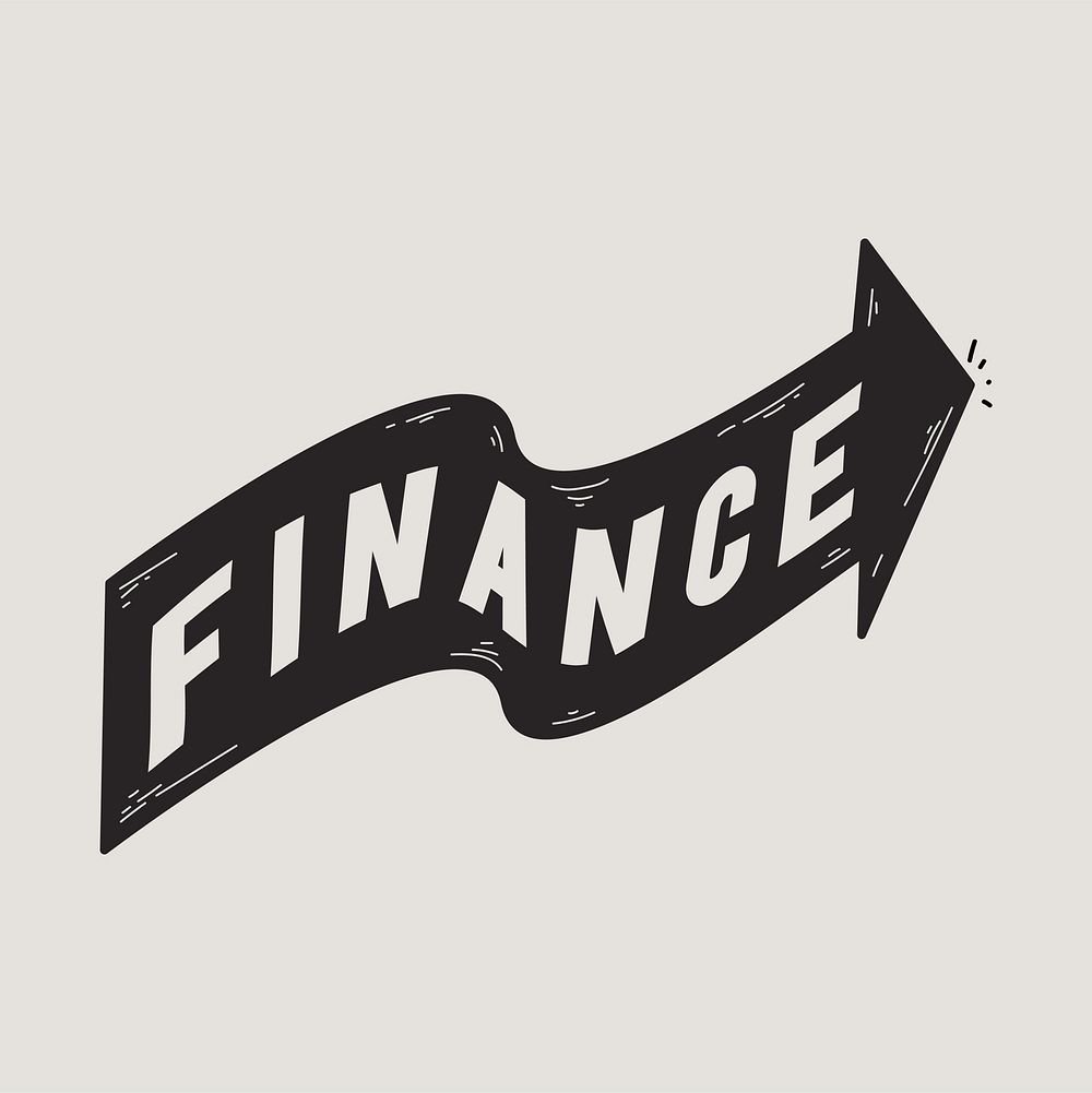 Illustration of finance banner icon