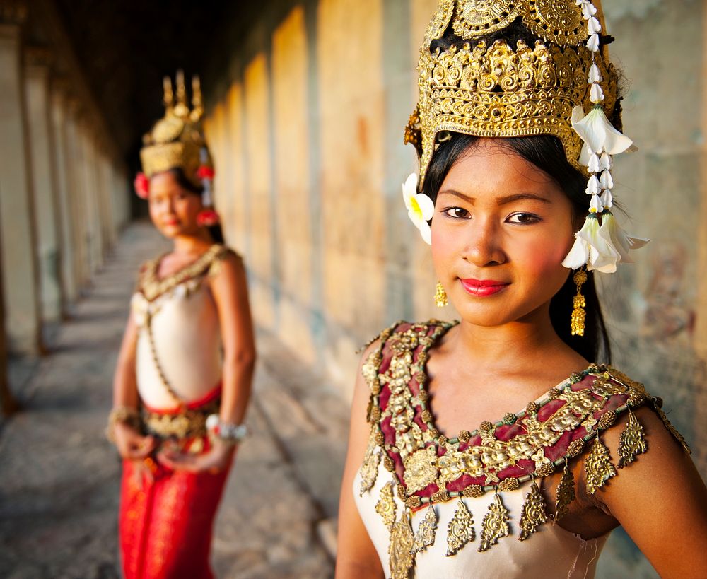 Aspara dancers at Angkor Wat, Siem Reap, Cambodia