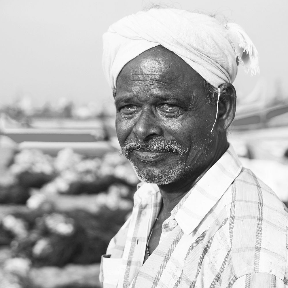 Indian Fisherman Kerela India 