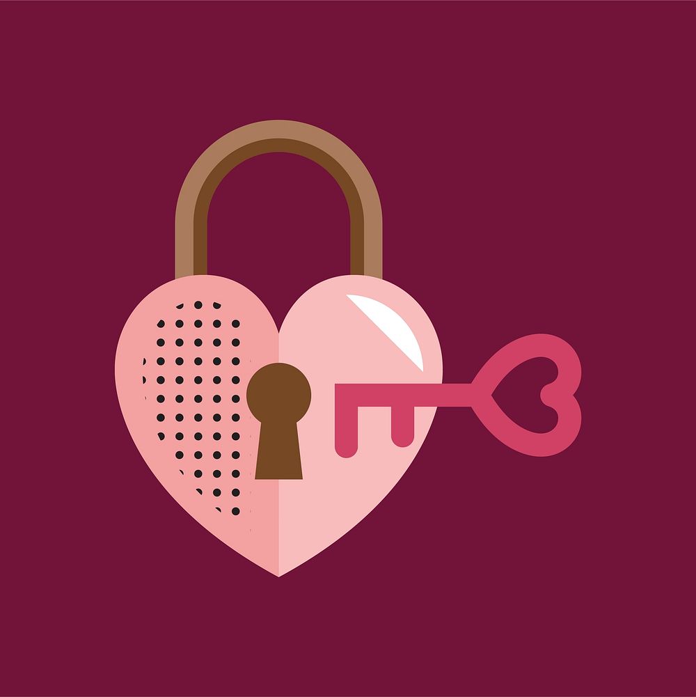 Valentines Day Icon Concept 