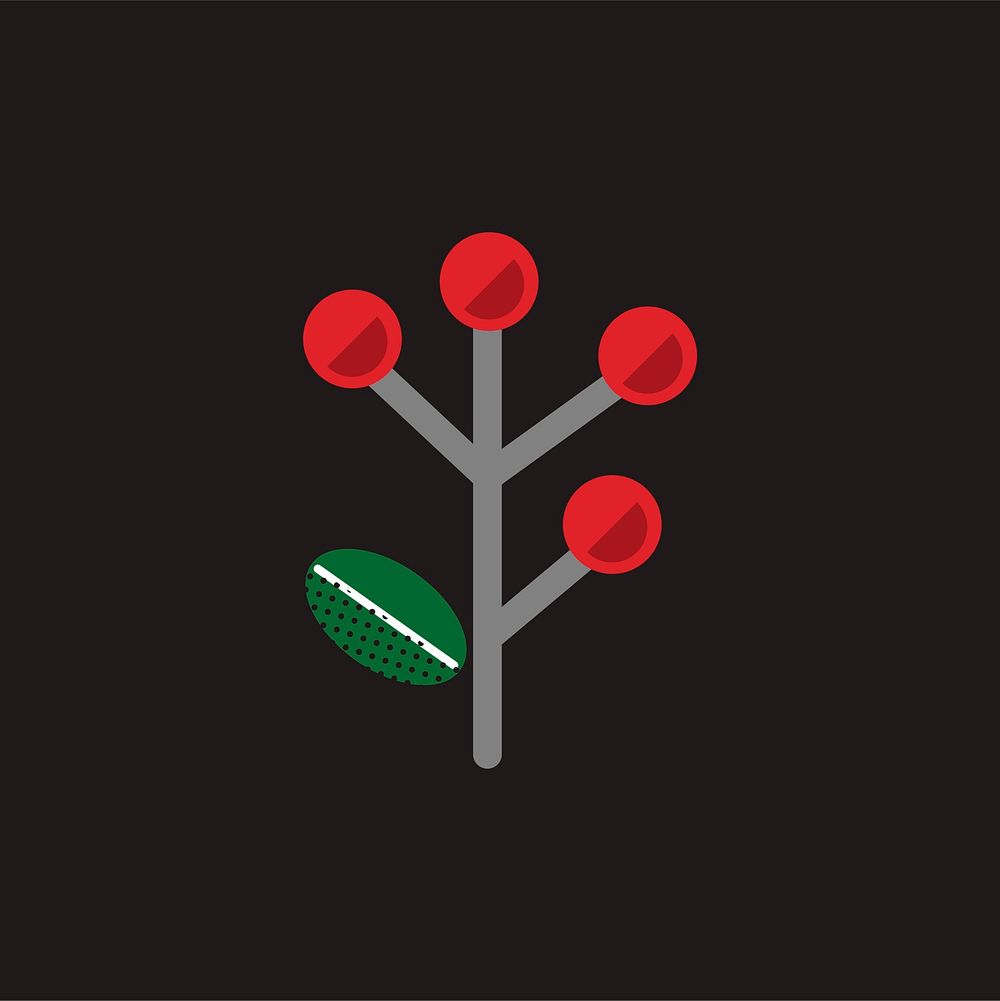 Mistletoe Icon Christmas Event Concept