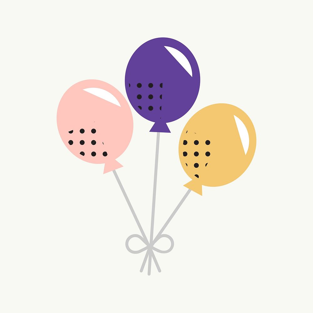 Balloon Icon Celebration Concept