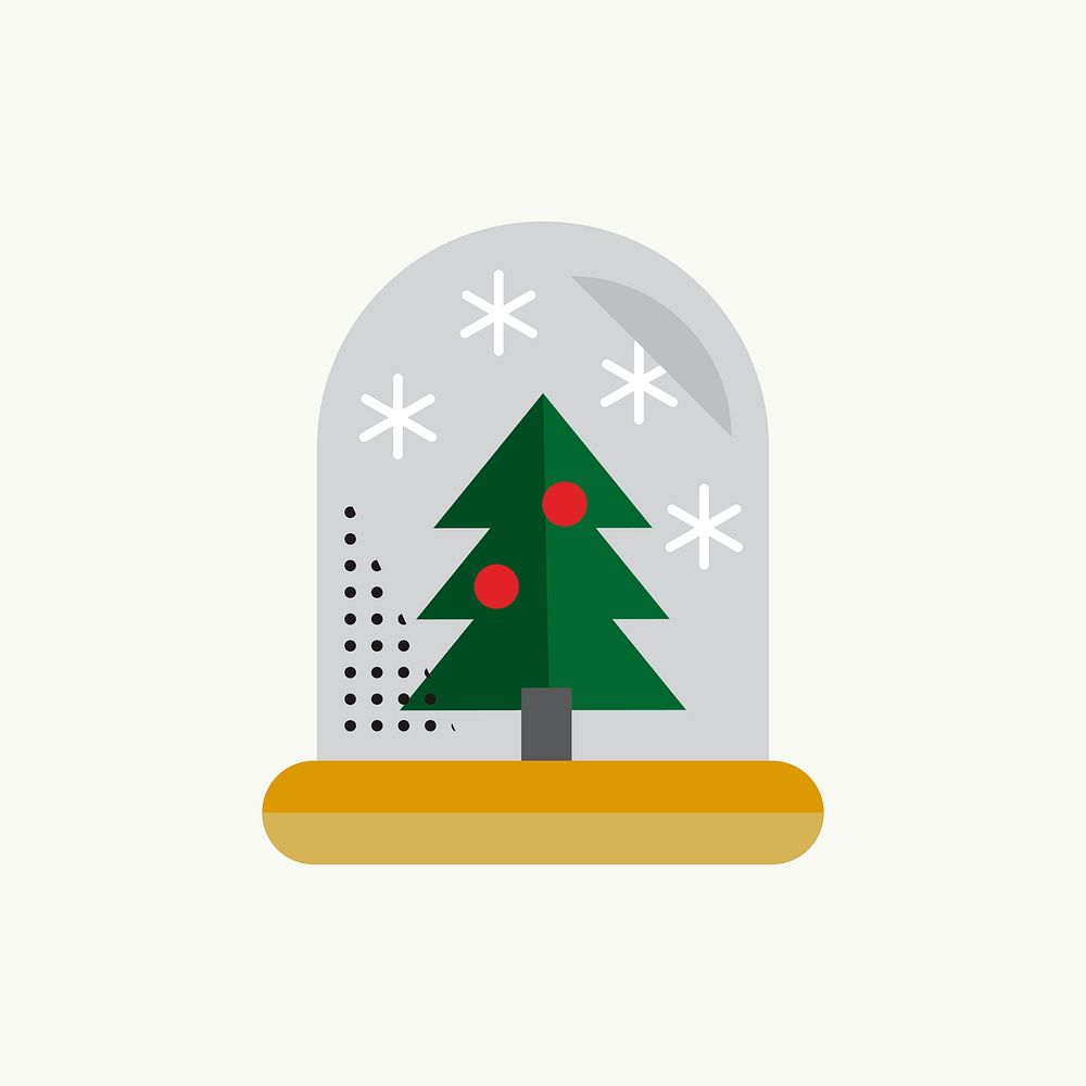 Merry Christmas Icon Concept 