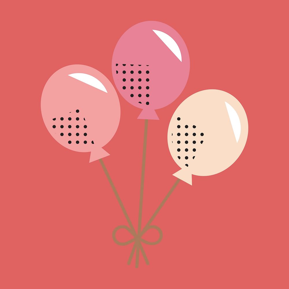 Balloon Icon Celebration Concept