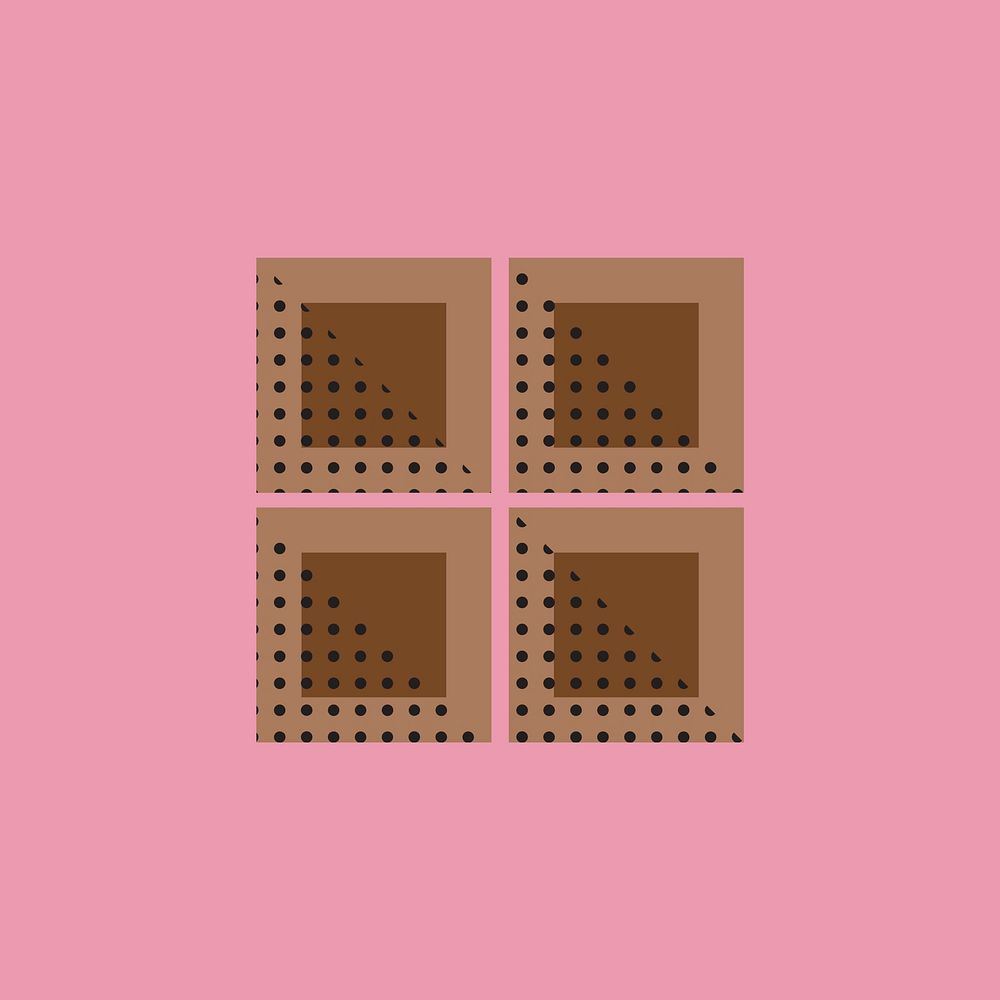 Chocolate Bar Icon Concept