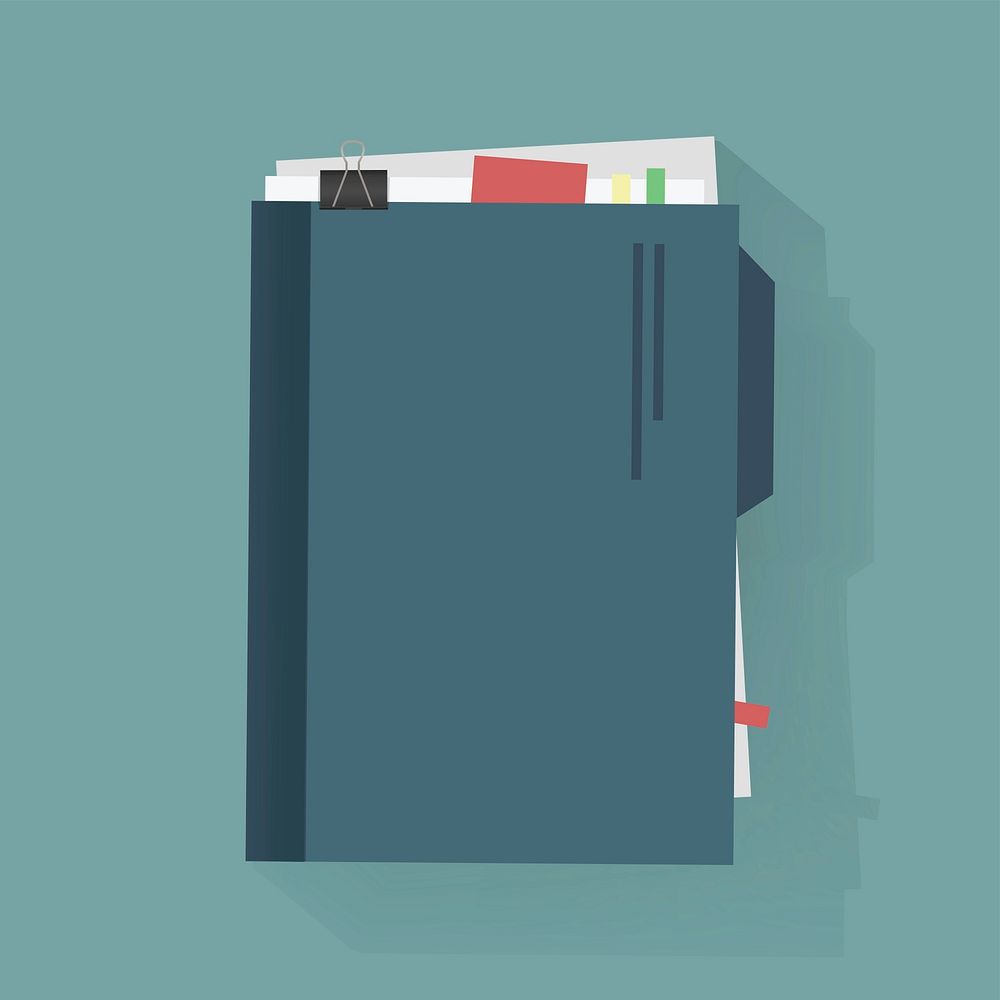 Notebook diary icon vector illustration