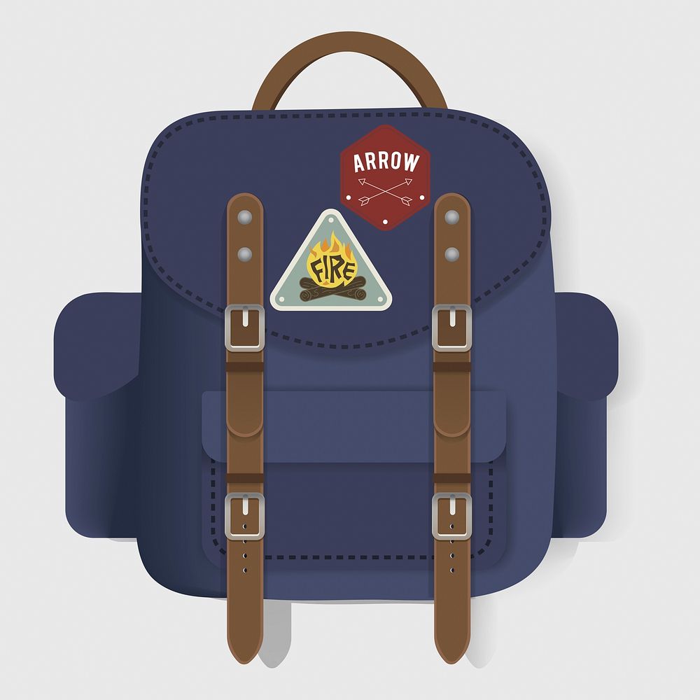 Illustration of a travelling bag