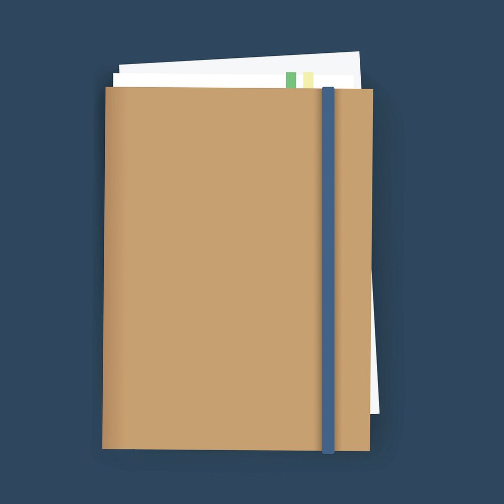 Notebook diary vector icon book