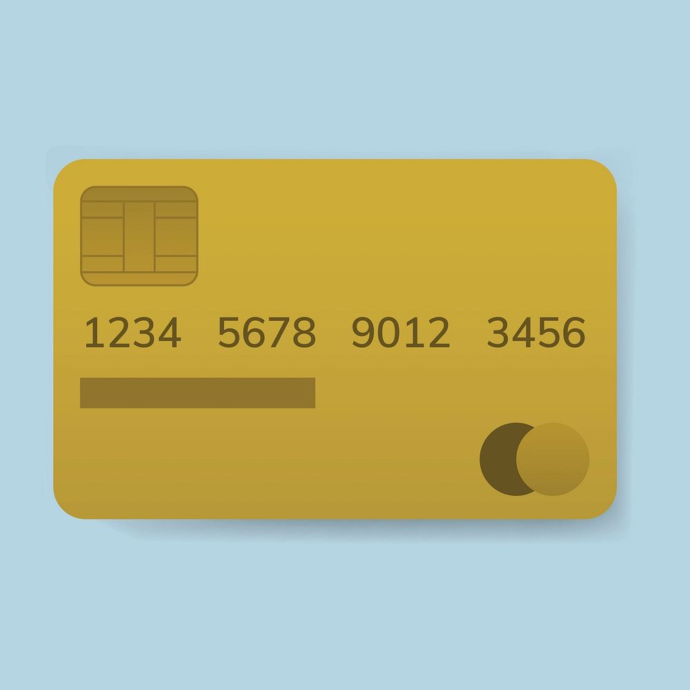 Credit card electronic banking payment vector