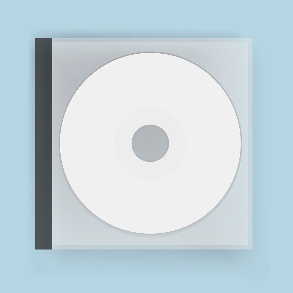Compact disc vector icon illustration