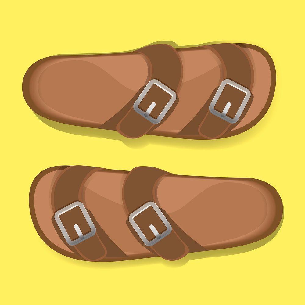 Illustration of man sandal