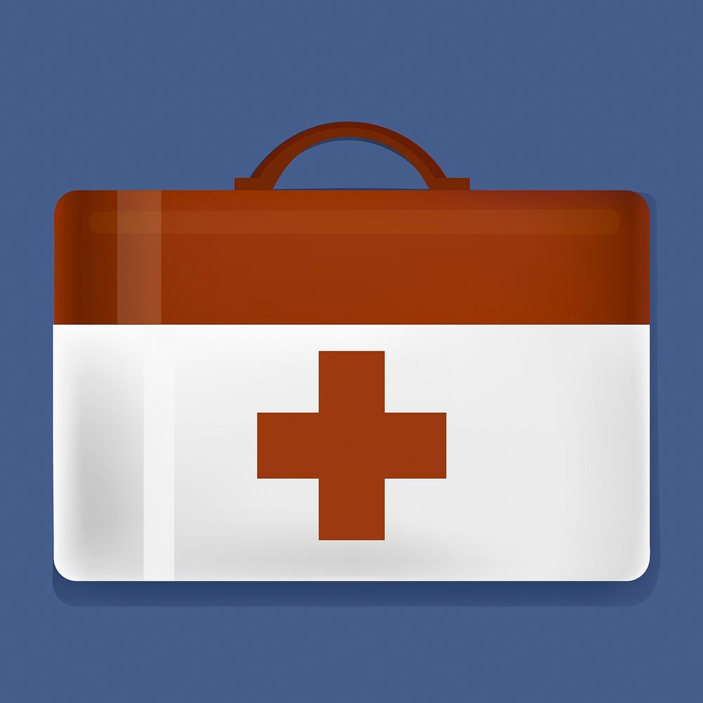 First Aid Kit Graphic Illustration Vector
