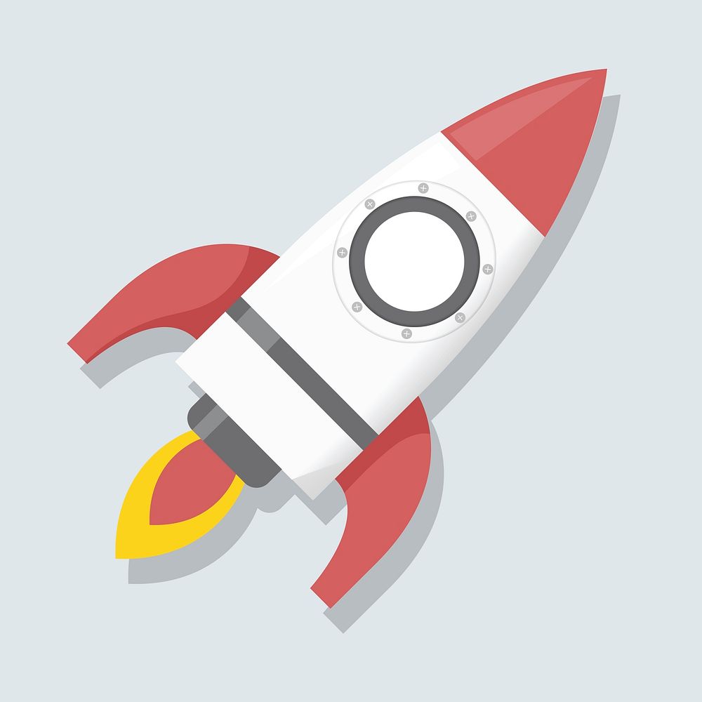 Illustration of rocket icon