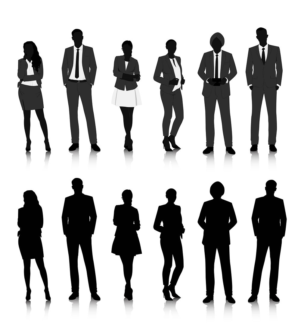 Illustration of business people
