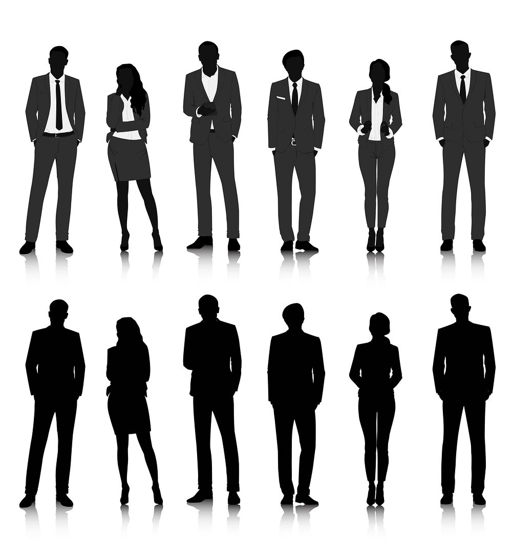 Illustration of business people