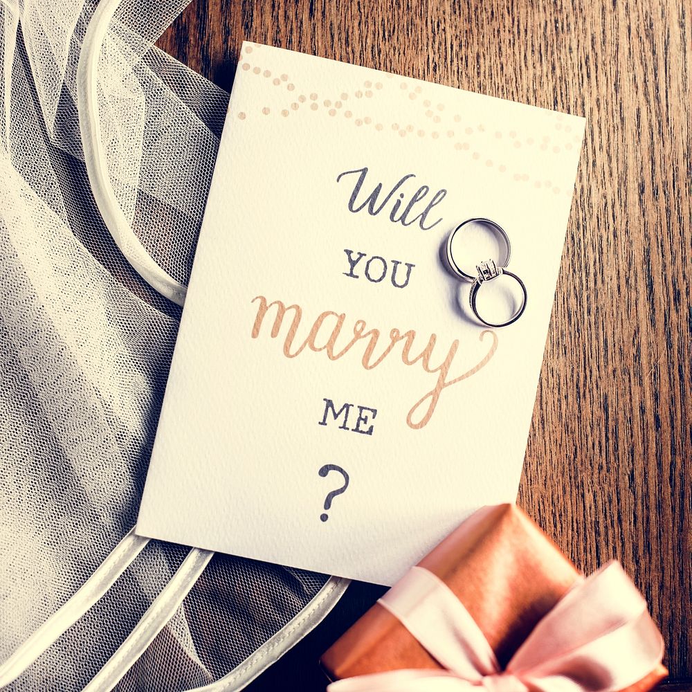 Will You marry Me Proposing Card Marriage