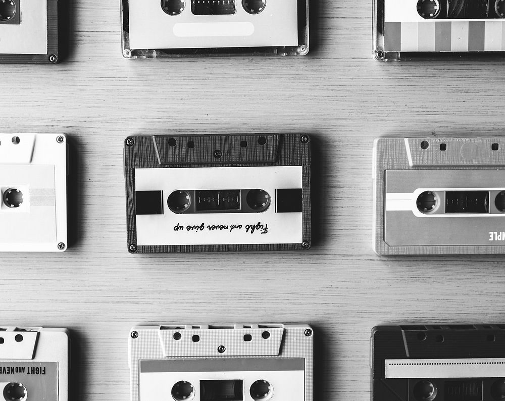 Cassette tape vintage set collection | Premium Photo - rawpixel