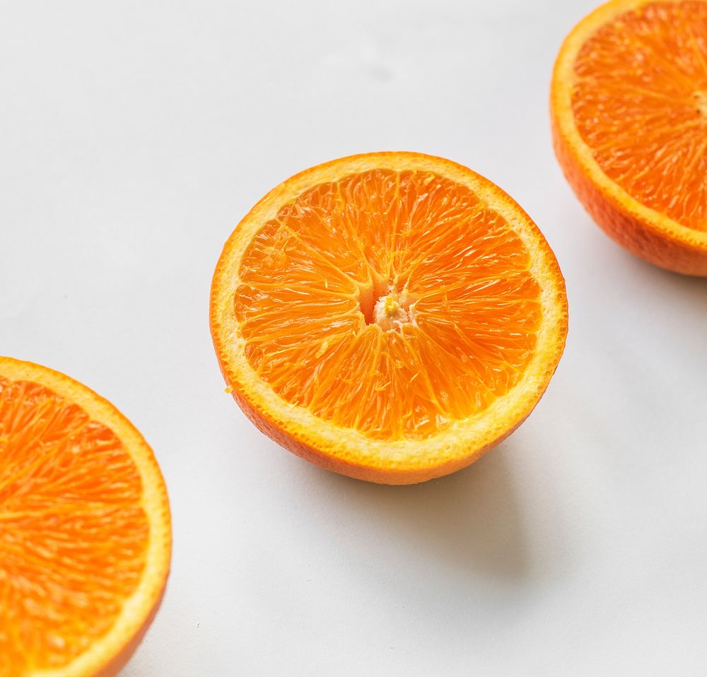 Fresh and juicy orange fruit