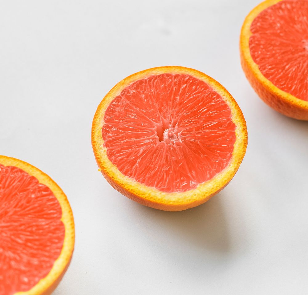 Fresh orange citrus fruit vitamin tropical