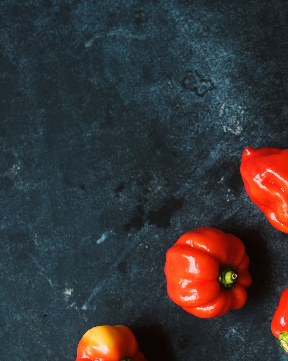 Natural organic fresh red bell pepper