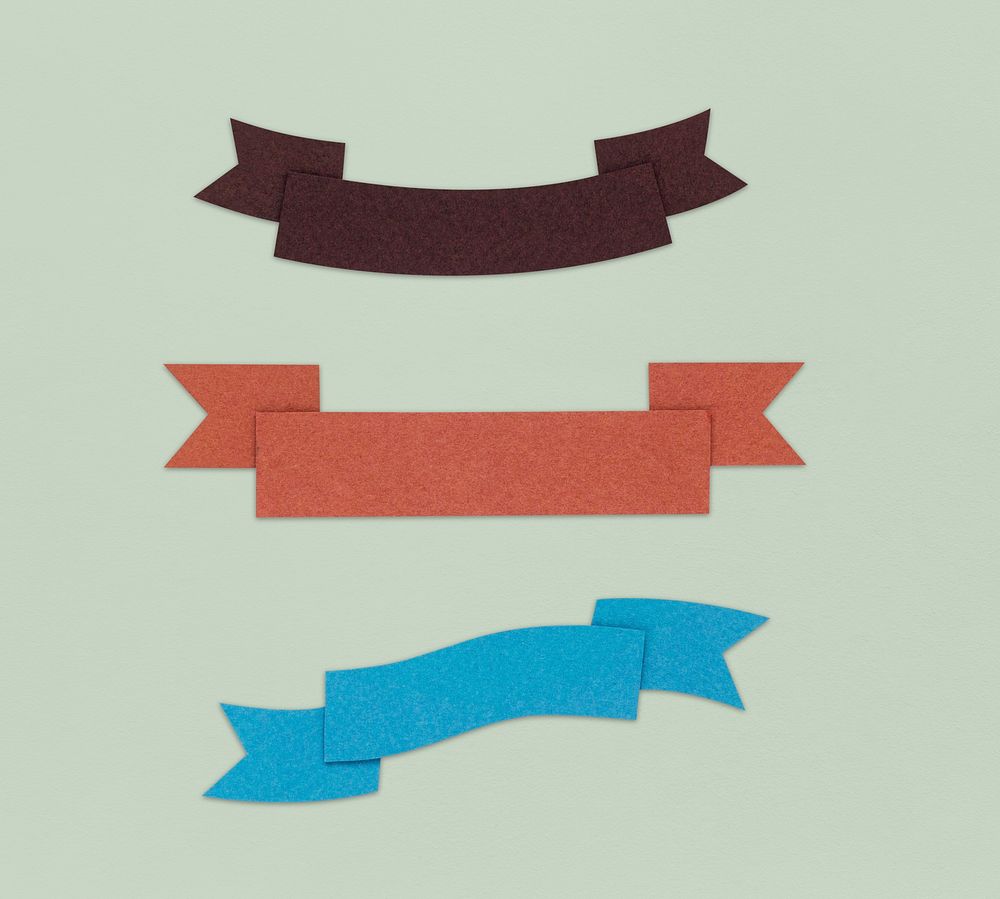 Ribbon design banner icon graphic