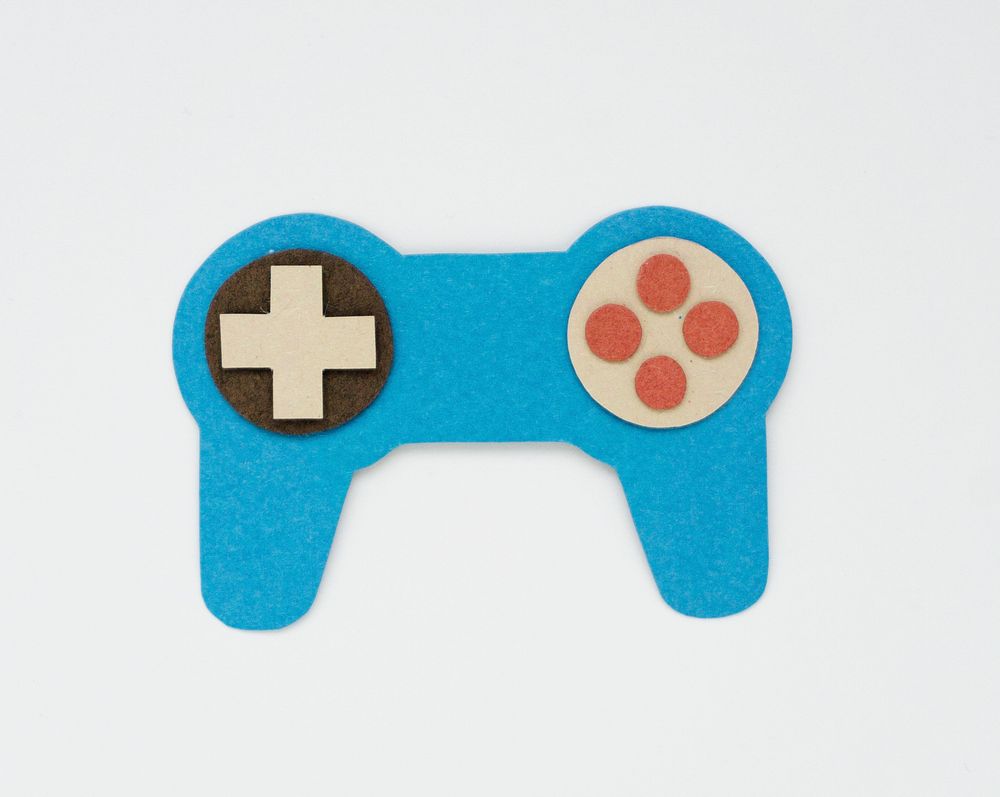 Game console paper craft handmade