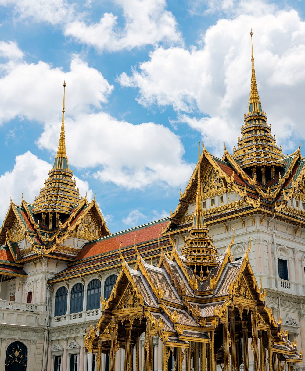 Thai Style Buddhist Temple Concept