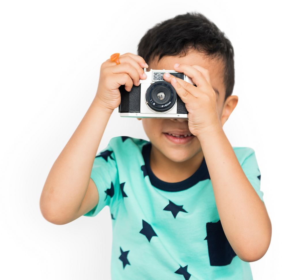 Camera Boy Photo Image Piceture Son Kid Concept