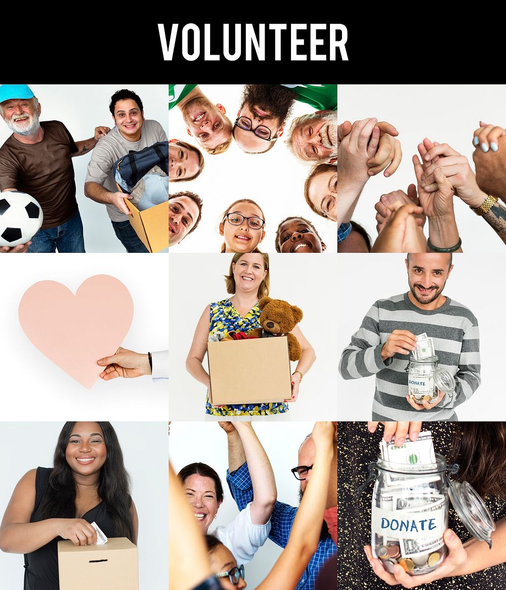 Volunteer assist community service support