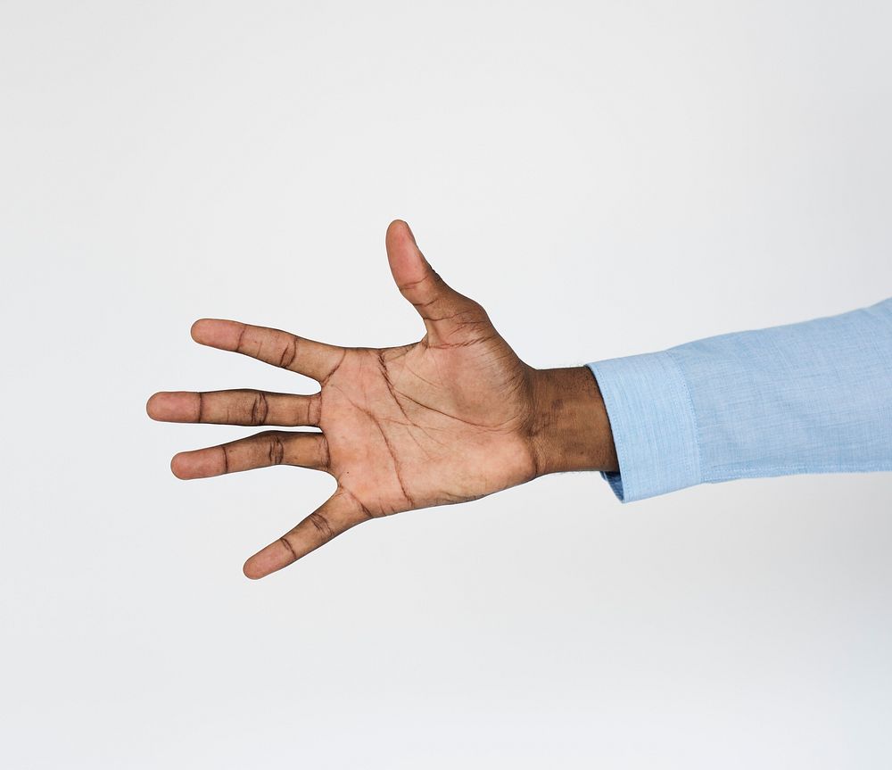 Human Hand Sign Body Language Concept