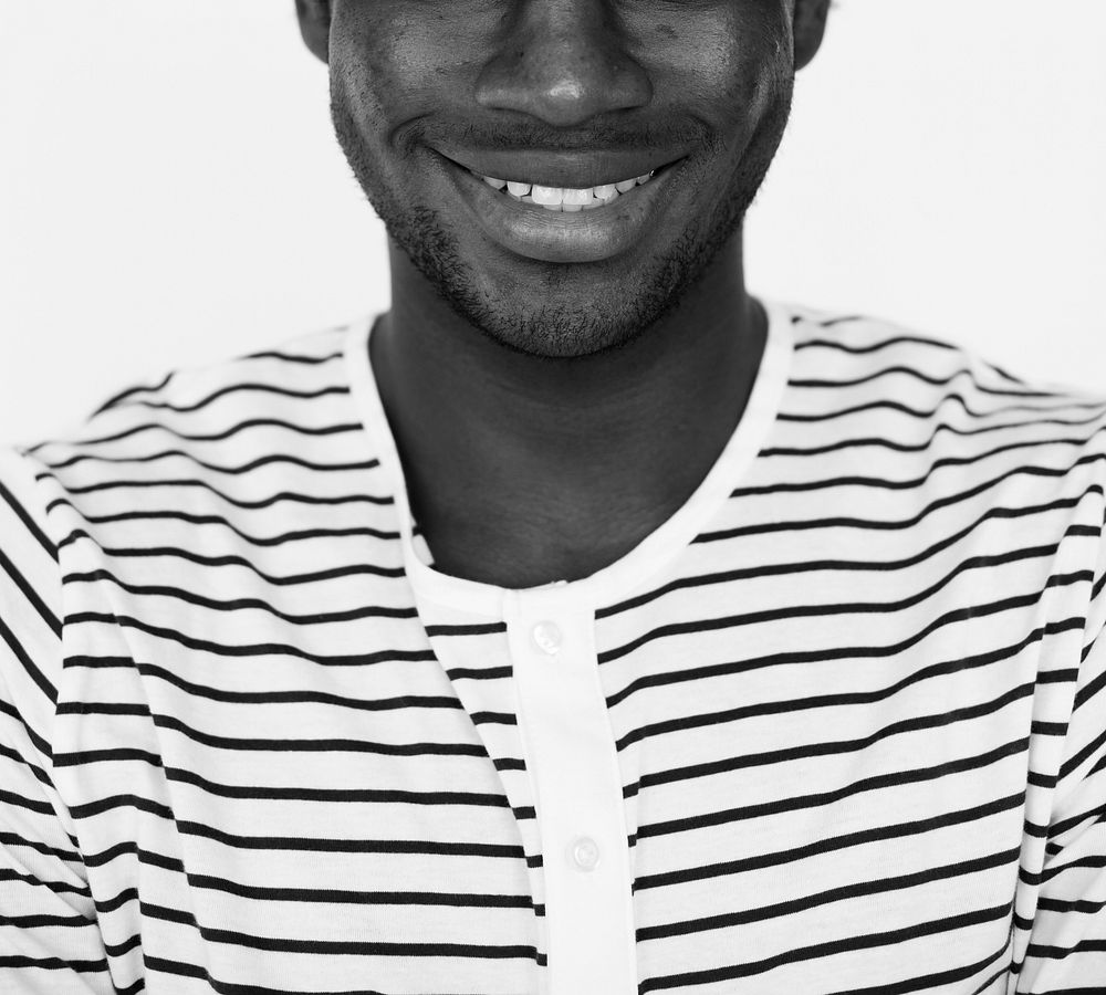 African Man Smiling Happiness Portrait Concept